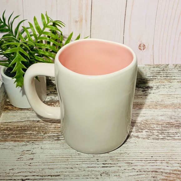 Rae Dunn Reindeer Slushie mug Pink Interior - Picture 3 of 7
